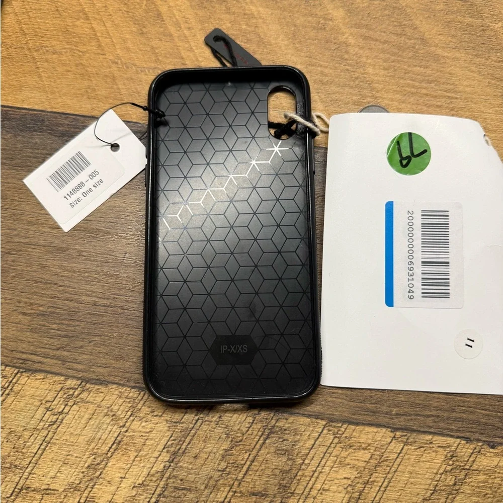 Christian Louboutin Red Logo iPhone X/XS Case NWT Black Rubber Luxury